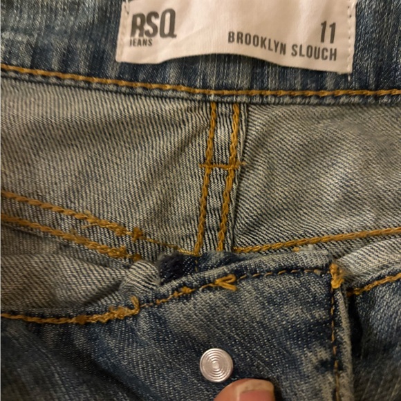 RSQ Brooklyn Slouch Denim with Distressed Pocket - Picture 3 of 5